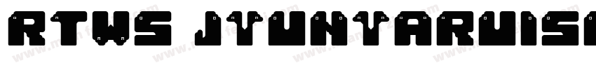 RTWS JyunYaRuiSung T字体转换